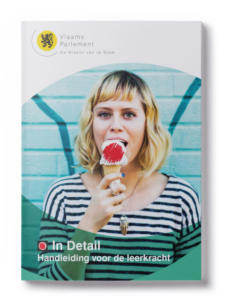 Cover met vrouw en ijsje van magazine De kracht van je stem