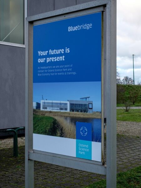 Infobord Ostend Science Park