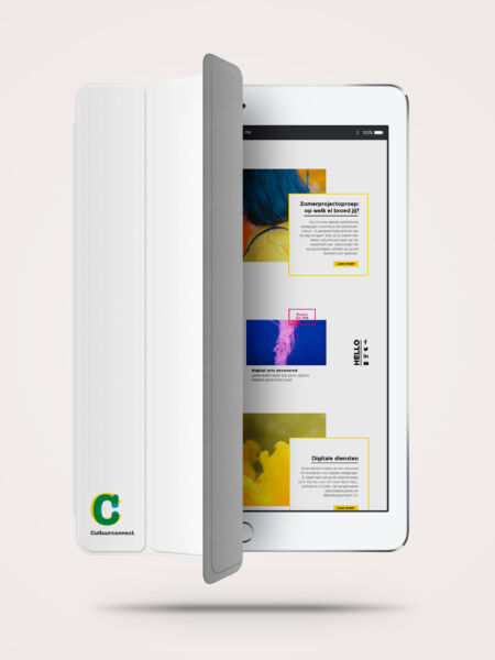 Website Cultuurconnect op iPad