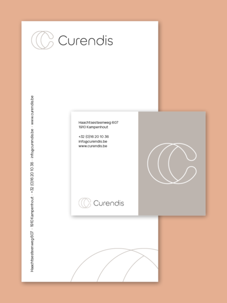 Curendis business kaartje