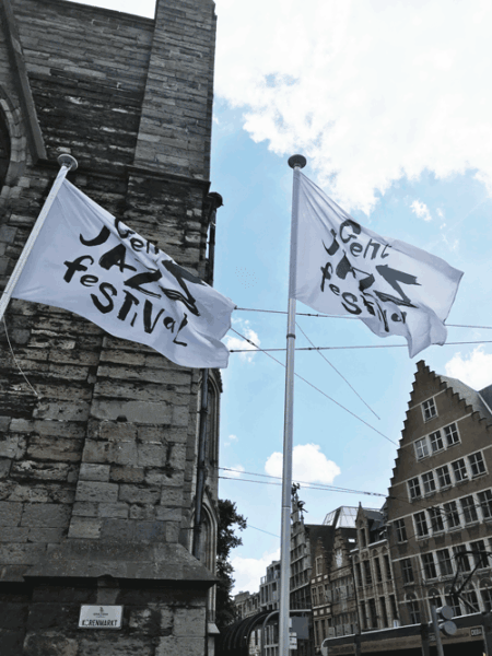 Gent Jazz vlaggen