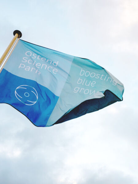 Ostend Science park vlag