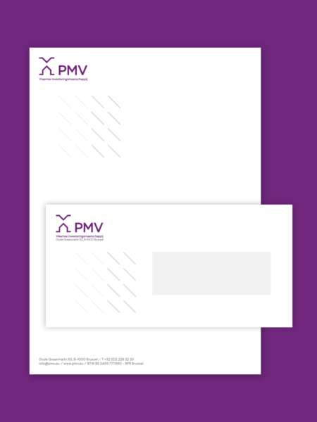 Brief en enveloppe PMV