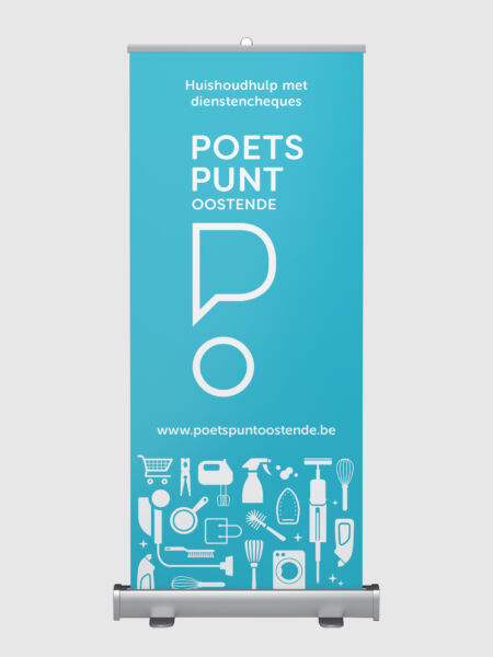 Poetspunt roll up banner