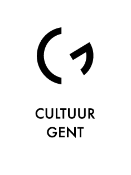 Logo zwart wit cultuur Gent